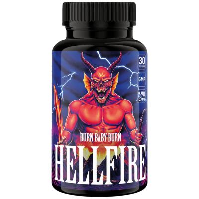 SWEDISH Supplements  Hellfire | with Forskolin, Grains of Paradise & Green Tea  [90 капсули, 30 Дози]