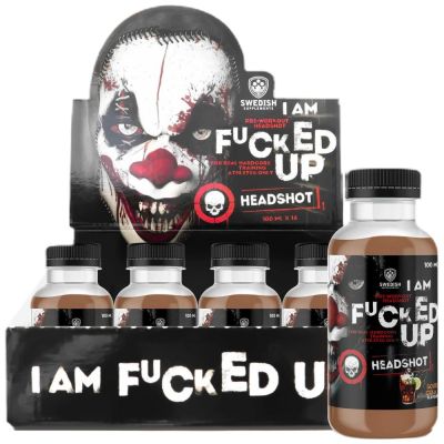 SWEDISH Supplements  I am F#CKED UP Headshot  [16 x 100 мл, 16 Дози]