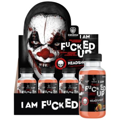 SWEDISH Supplements  I am F#CKED UP Headshot  [16 x 100 мл, 16 Дози]
