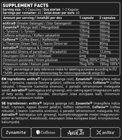 SWEDISH Supplements  I am F#CKED UP Spike Edition  [60 капсули, 60 Дози]