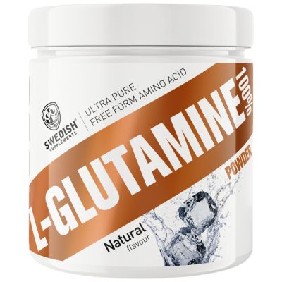 SWEDISH Supplements  L-Glutamine 100%  [250 грама, 50 Дози]