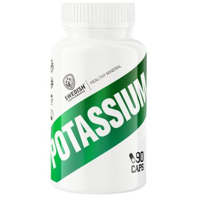 SWEDISH Supplements  Potassium Citrate 166 mg  [90 капсули, 30 Дози]