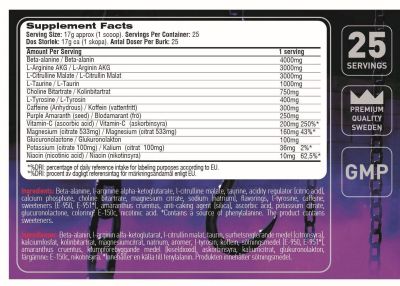 SWEDISH Supplements  THE BUTCHER 2.0  [425 грама, 25 Дози]