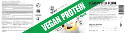 SWEDISH Supplements  Vegan Protein Deluxe | from Pea, Rice and Oats  [750 грама, 27 Дози]