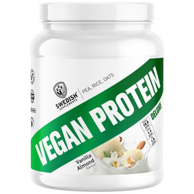 SWEDISH Supplements  Vegan Protein Deluxe | from Pea, Rice and Oats  [750 грама, 27 Дози]