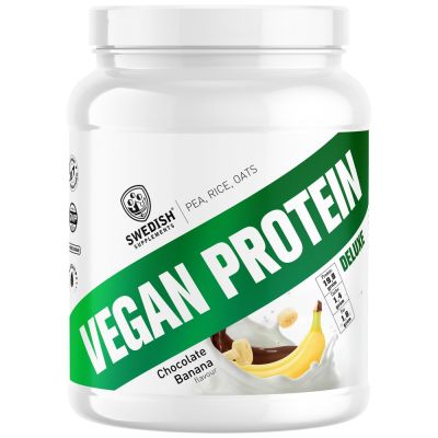 SWEDISH Supplements  Vegan Protein Deluxe | from Pea, Rice and Oats  [750 грама, 27 Дози]