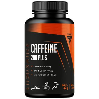 Trec Nutrition  Caffeine 200 Plus | Endurance  [60 капсули, 60 Дози]