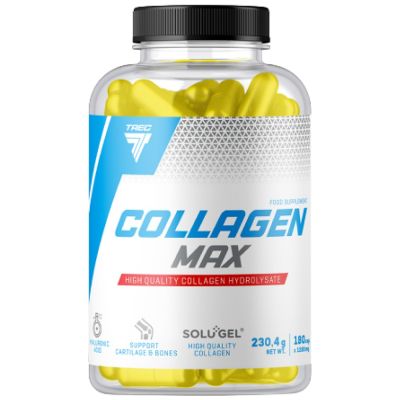 Trec Nutrition  Collagen Max | Solugel® with Hyaluronic Acid & Vitamin C  [180 капсули, 45 Дози]