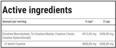 Trec Nutrition  Crea Xtreme | Creatine Matrix  [120 капсули, 30 Дози]