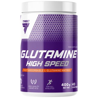 Trec Nutrition  Glutamine High Speed | Fast Absorbable Glutamine Matrix  [400 грама, 40 Дози]
