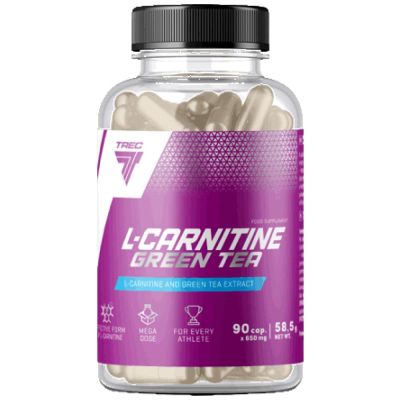 Trec Nutrition  L-Carnitine + Green Tea Caps  [180 капсули, 45 Дози]