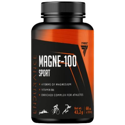 Trec Nutrition  Magne 100 Sport Endurance | Enriched Magnesium Complex  [60 капсули, 30 Дози]