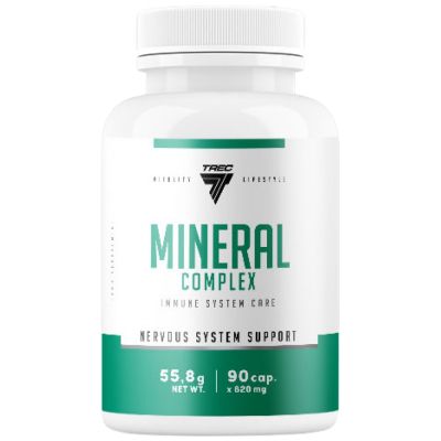 Trec Nutrition  Mineral Complex | Immune System & Nervous System Support  [90 капсули, 45 Дози]