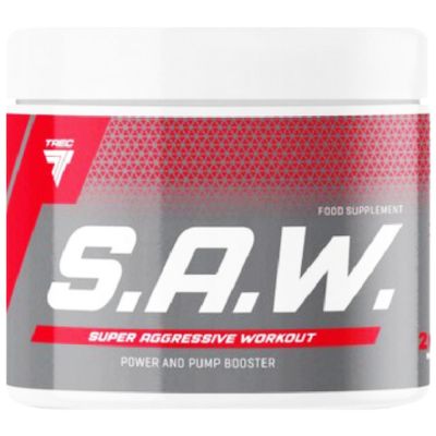 Trec Nutrition  S.A.W. Powder | Super Aggressive Pre-Workout  [200 грама, 40 Дози]