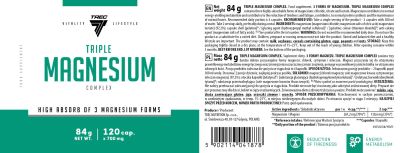 Trec Nutrition  Triple Magnesium Complex  [120 капсули, 30 Дози]