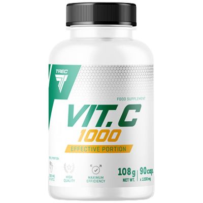 Trec Nutrition  Vit. C 1000 | Vitamin C 1000 mg  [90 капсули, 90 Дози]