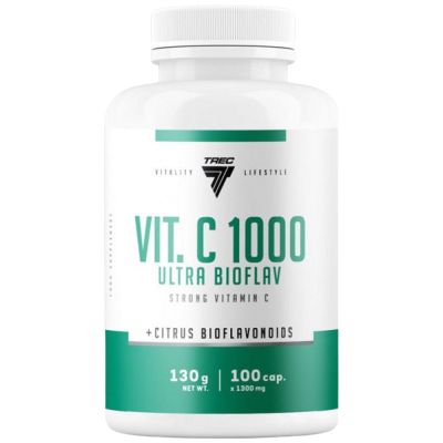 Trec Nutrition  Vitamin C 1000 Ultra Bioflav  [100 капсули, 100 Дози]