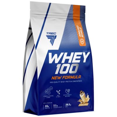 Trec Nutrition  Whey 100 | High Quality Whey Protein Concentrate with Immuno Shield  [700 грама, 23 Дози]