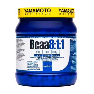   Yamamoto- BCAA 8:1:1 – 500 ТАБЛЕТКИ / 100 ДОЗИ
