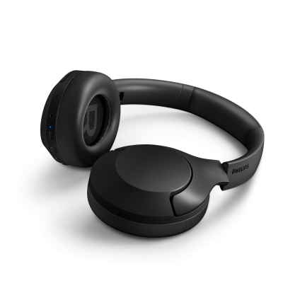 PHILIPS  Bluetooth слушалки ANC бели До 60 часа време на възпроизвеждане 40 мм мембрани-TAH8506WT/00